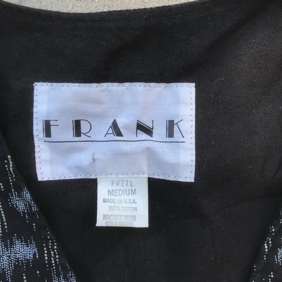 Ikat Print Vest Mens Size M - Picture 3 of 5